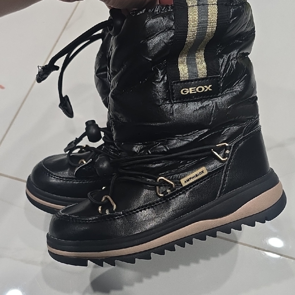 Geox Black Kids Winter Boots
